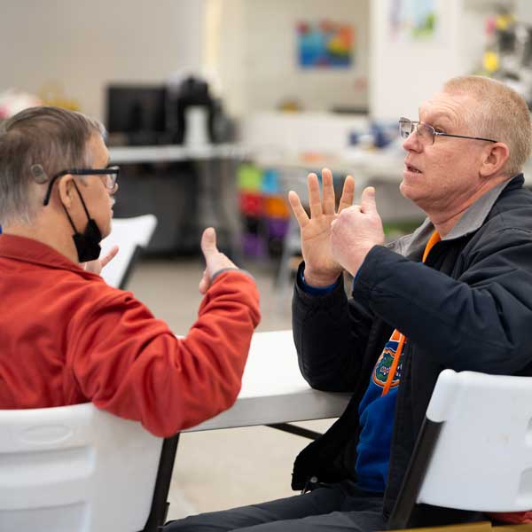 AFI clients having a conversation