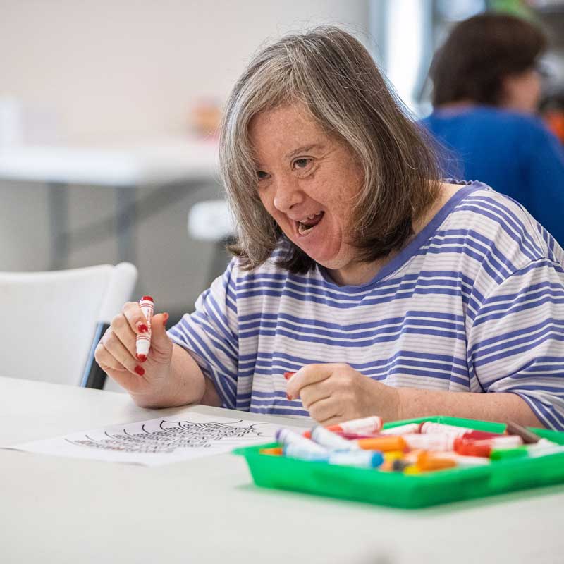 AFI client doing artwork